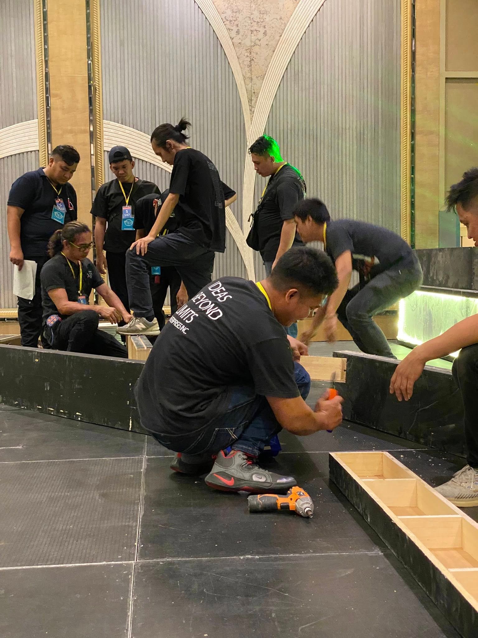 A casual photo of a team member in the office